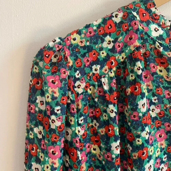Rachel Zoe Floral Cottage core Blouse - Picture 10 of 15